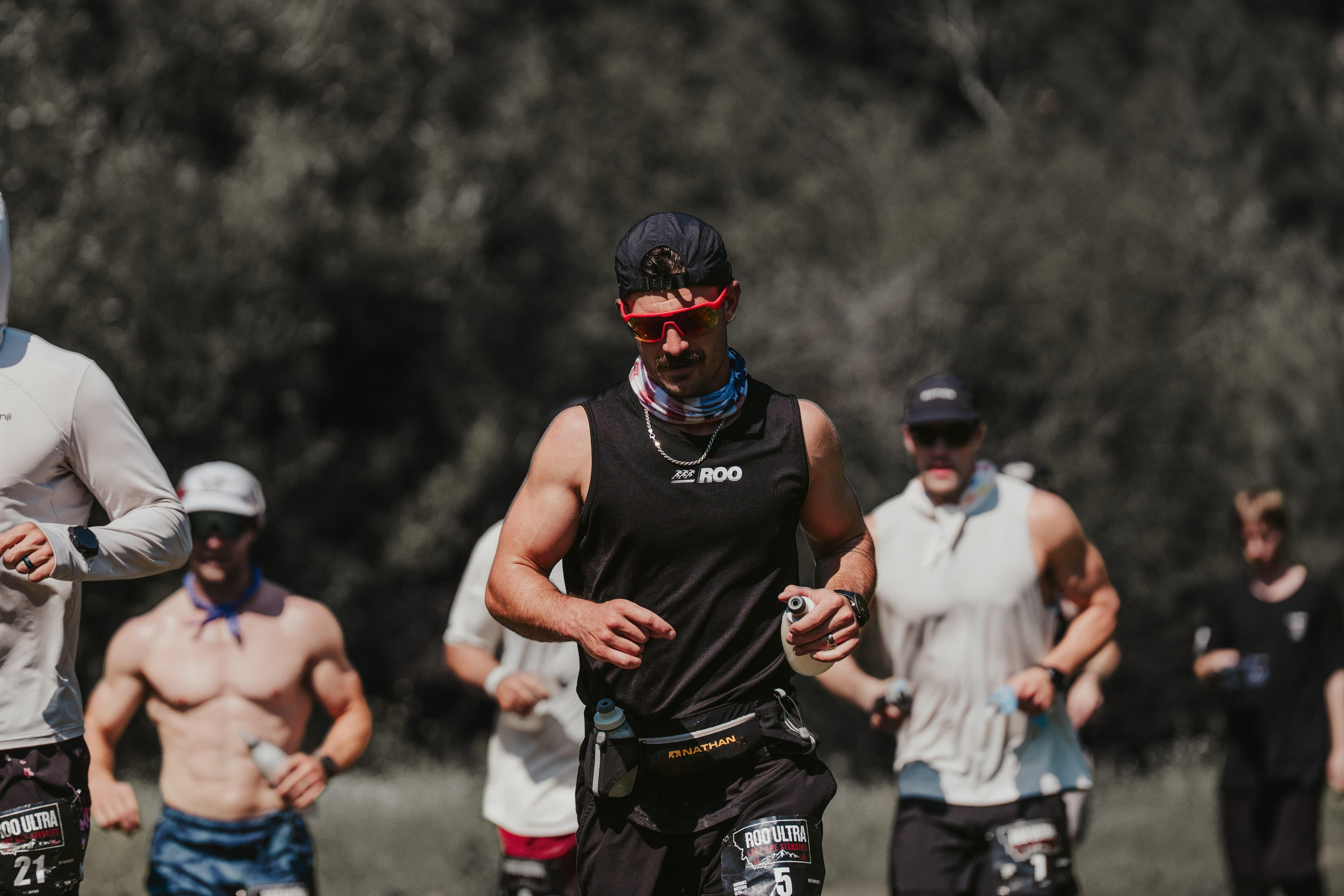 Buckaroo Endurance athlete racing on the ROO Ultra course