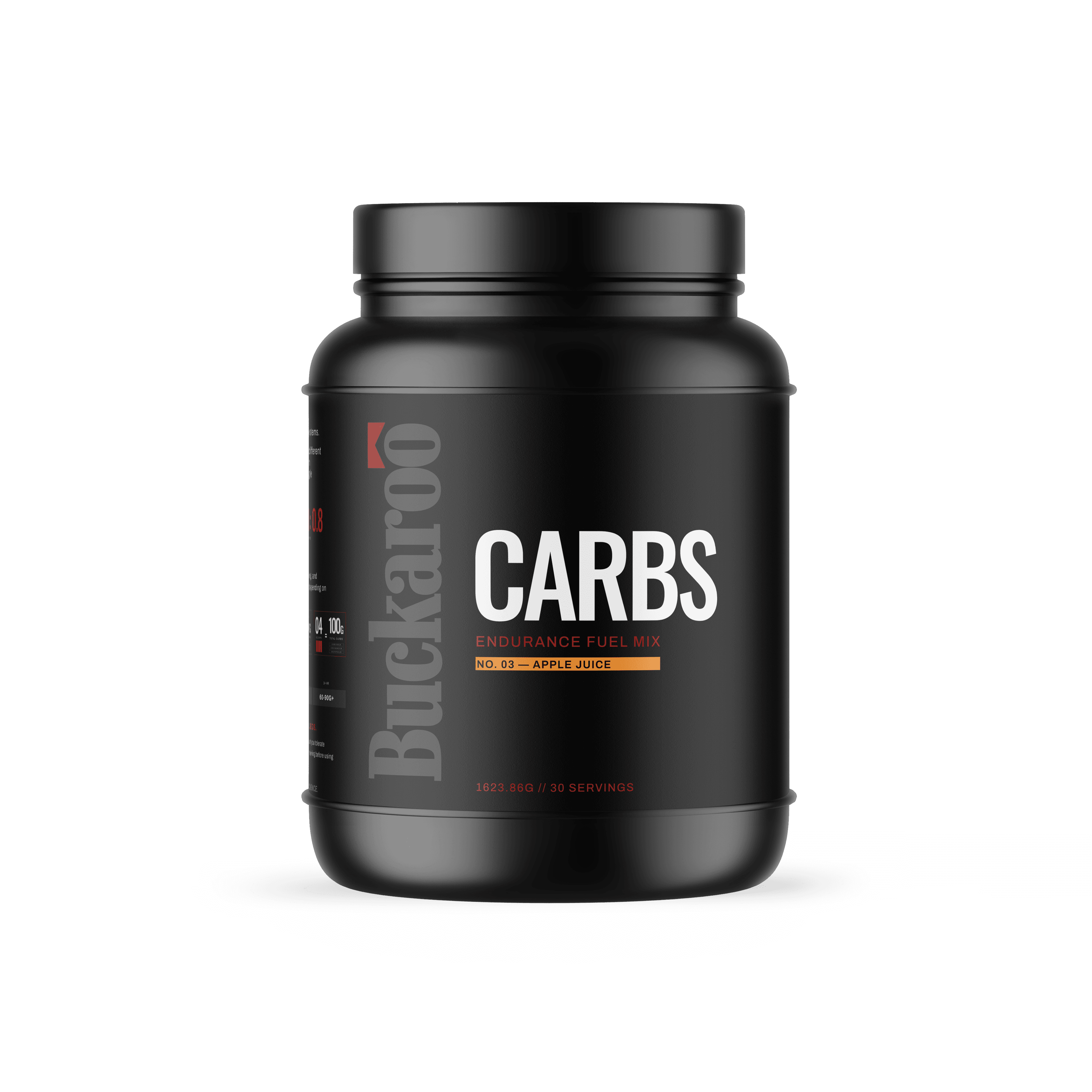 Buckaroo Endurance CARBS endurance fuel mix tub